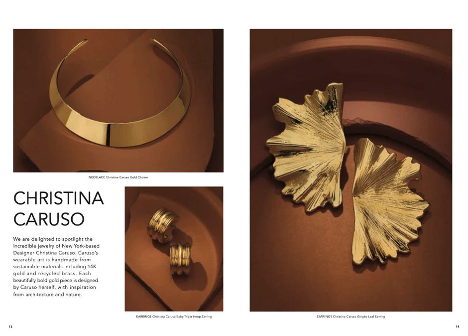 St John article featuring various Christina Caruso accessories
