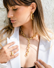 Load image into Gallery viewer, Italian Chain Link Necklace Gold

