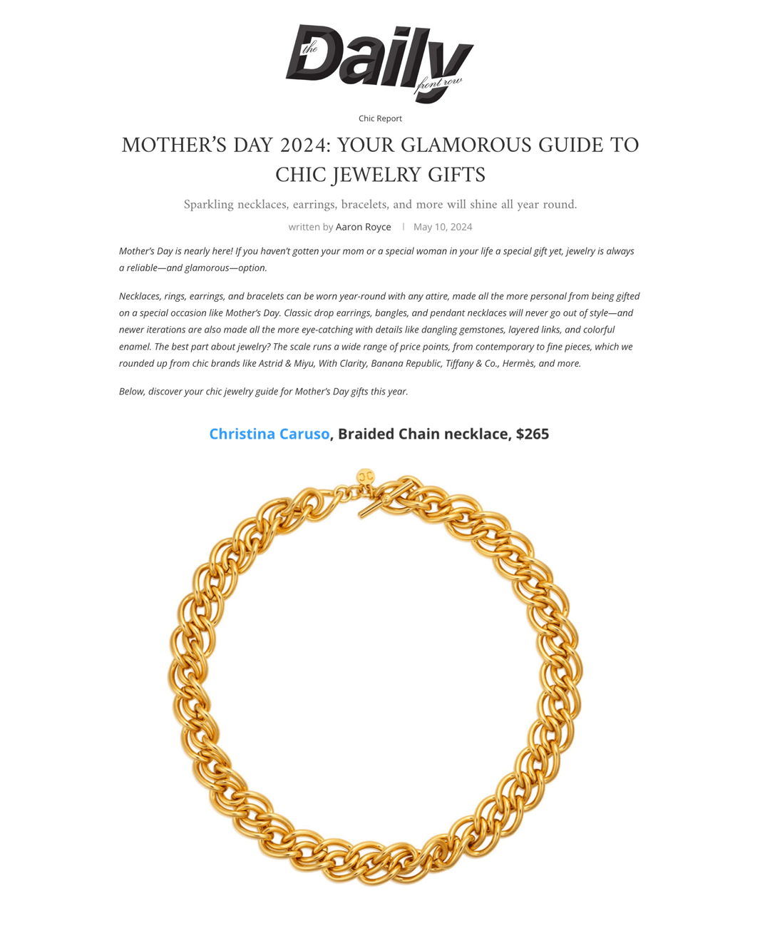 FashionWeekDaily.com - Christina Caruso