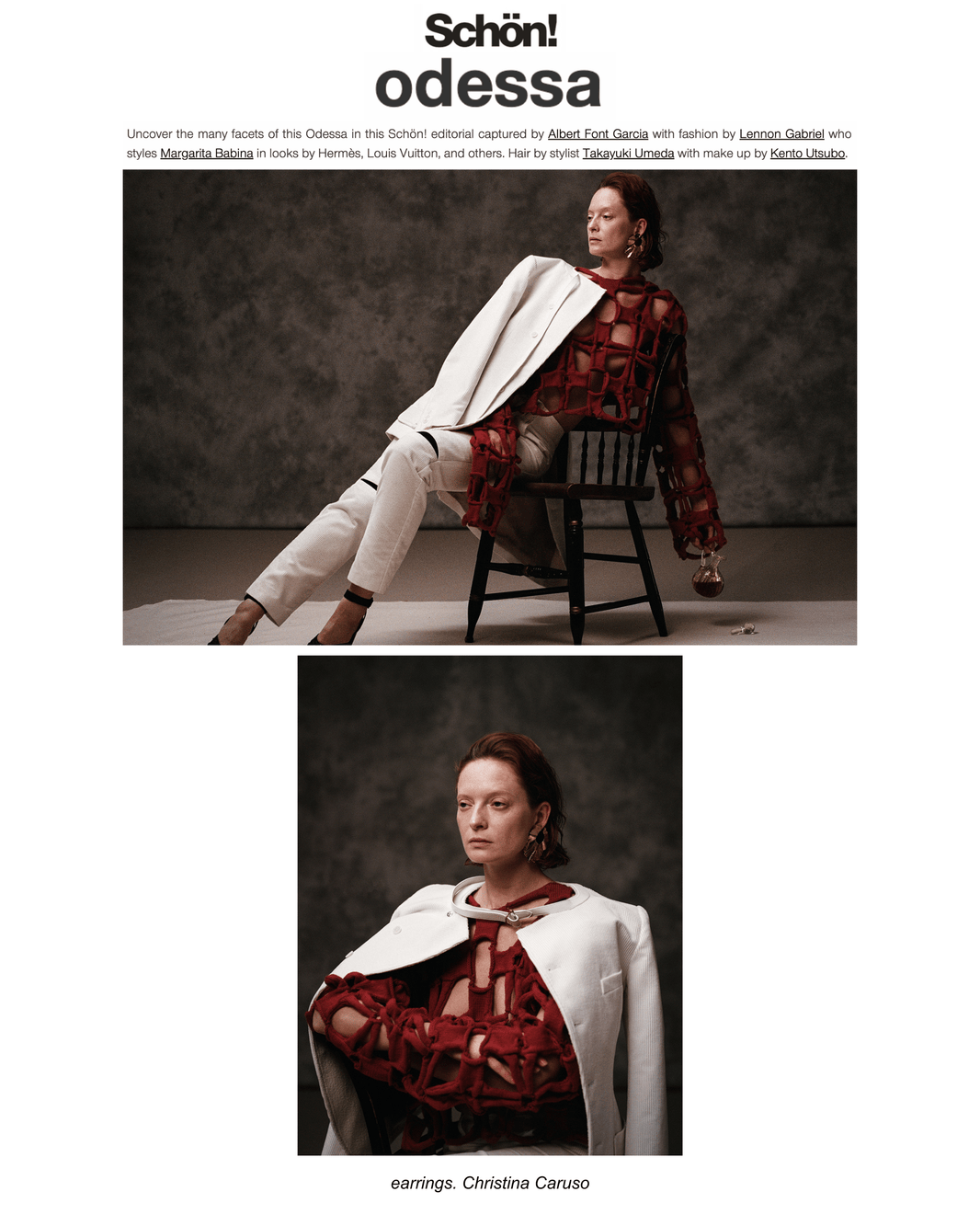 SchonMagazine.com - Christina Caruso