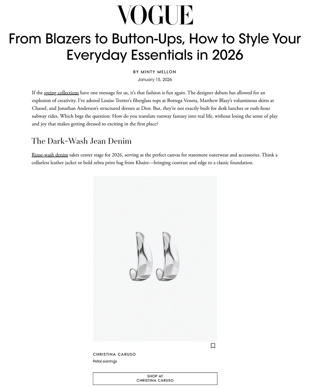 VOGUE.com - Christina Caruso