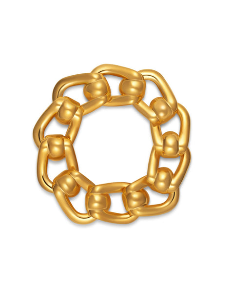 Horse Bit Link Bracelet Gold