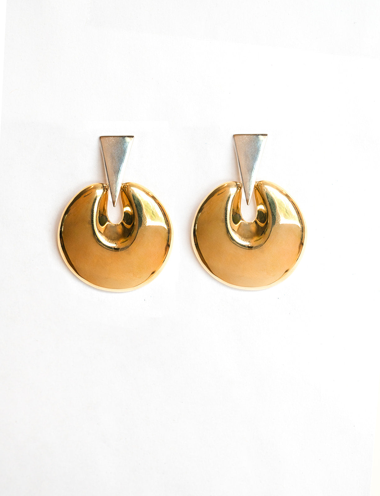 Deco Circle Earring Gold