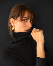 Load image into Gallery viewer, Petal Earring 14k Gold Plated
