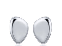 Load image into Gallery viewer, Small Oval Earring (silver - tone)

