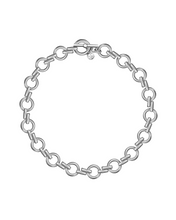 Load image into Gallery viewer, Italian Chain Necklace - Rhodium (silver - tone)
