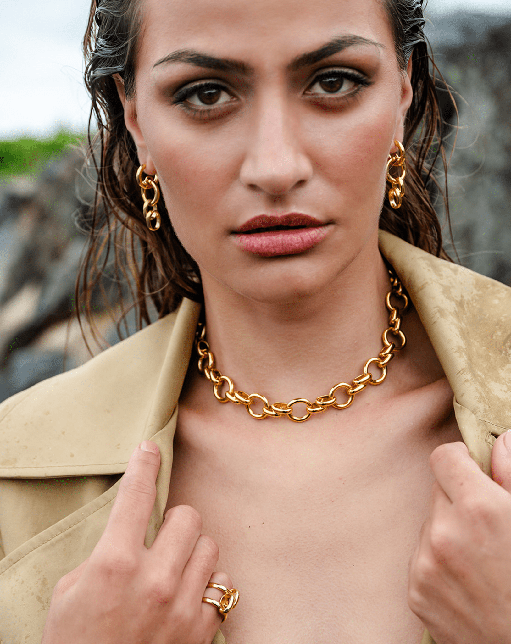 Italian Chain Earring - Christina Caruso