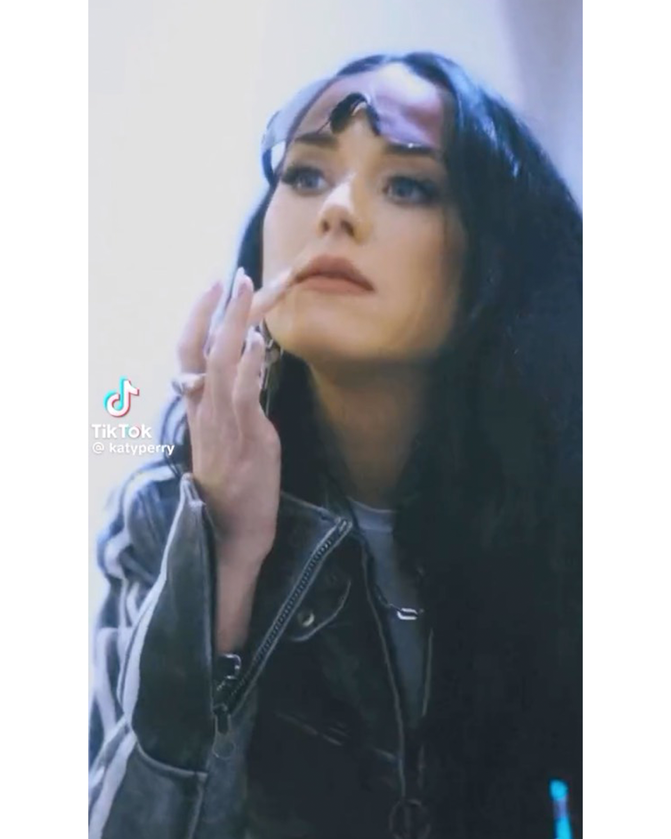 Katy Perry wearing Signet Ring in Sterling Silver on her TikTok