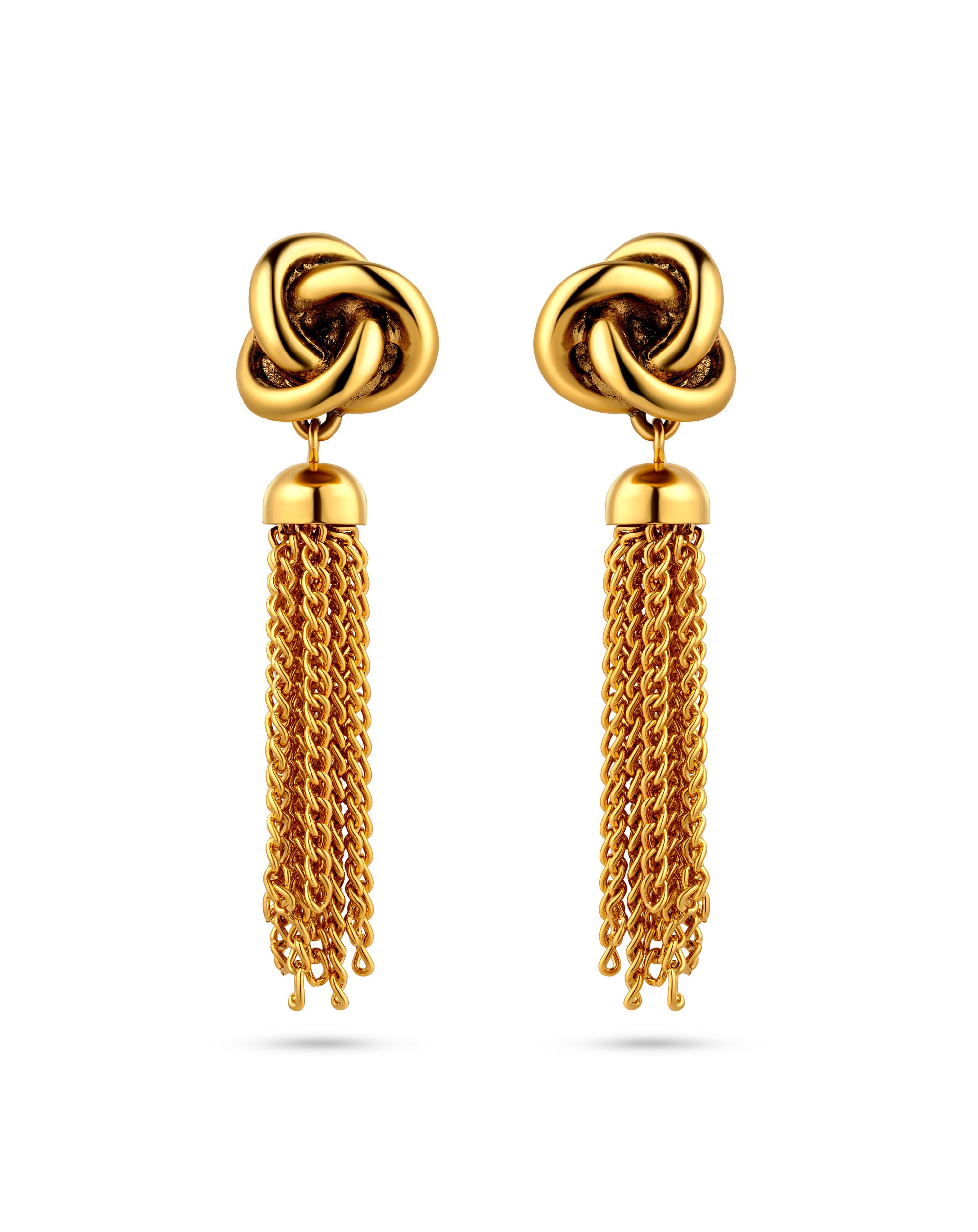 Knot Tassel Earring