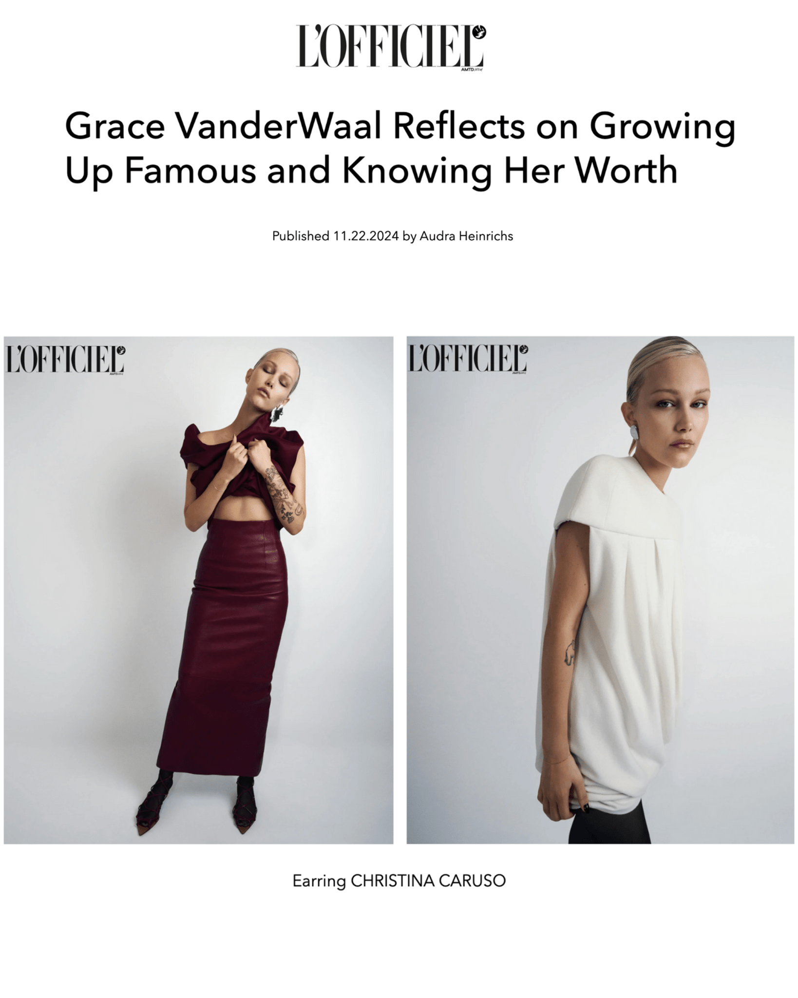 Small Oval Earring - Christina Caruso