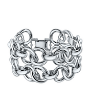 Load image into Gallery viewer, Love Link Bracelet Rhodium (silver - tone)
