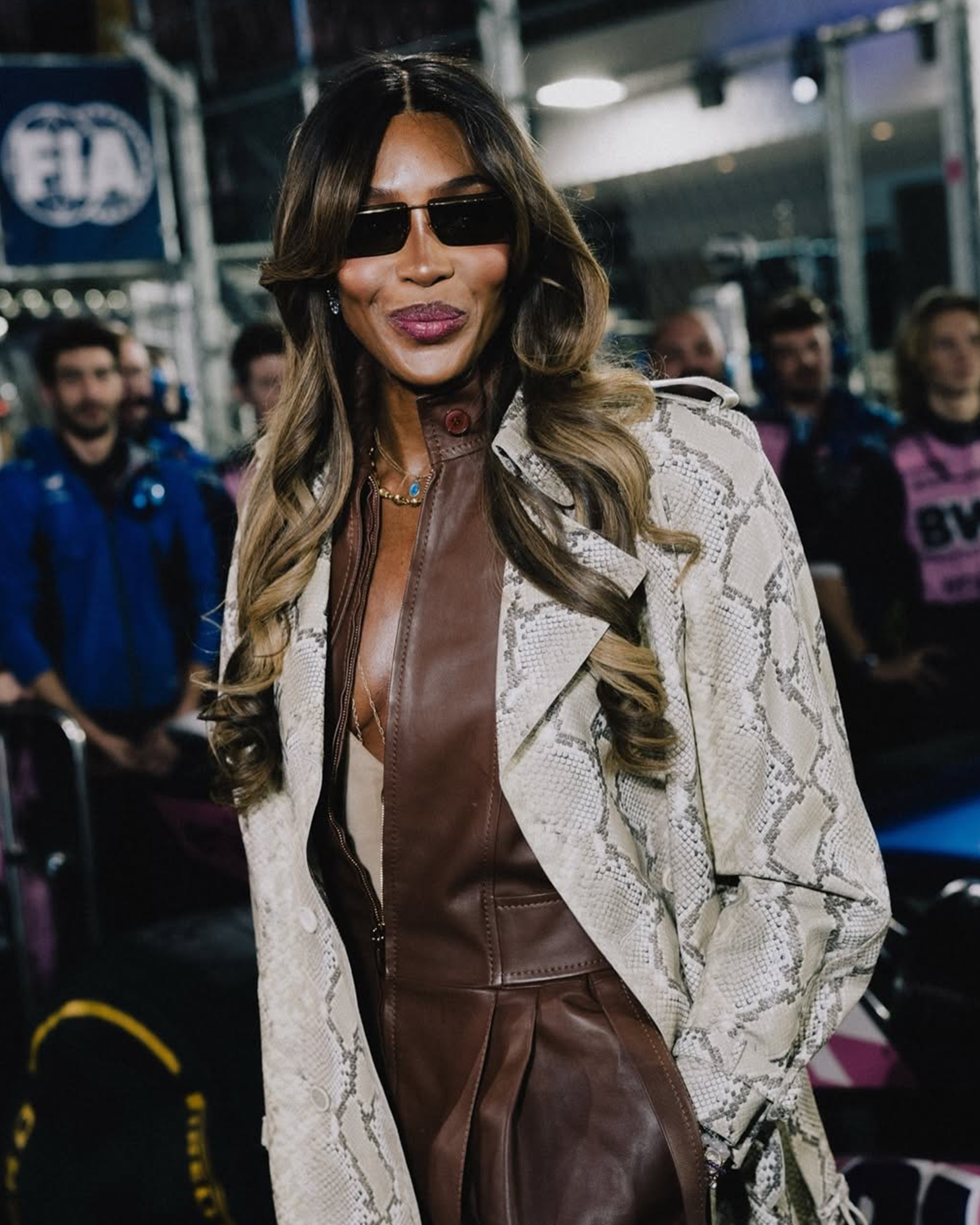 Woman in a stylish outfit