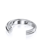 Load image into Gallery viewer, Torus Cuff in Sterling Silver
