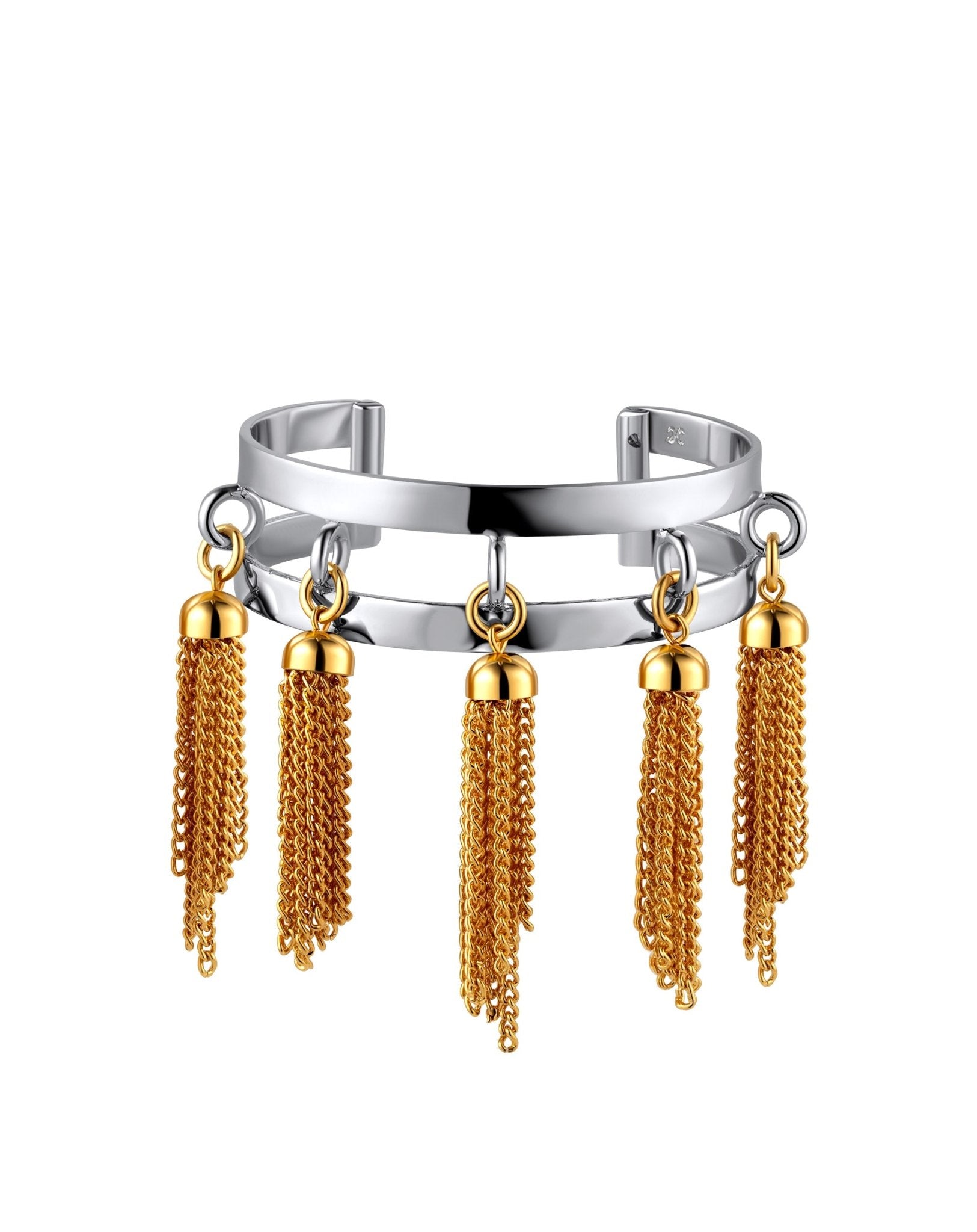 Tassel Cuff Two Tone - Christina Caruso